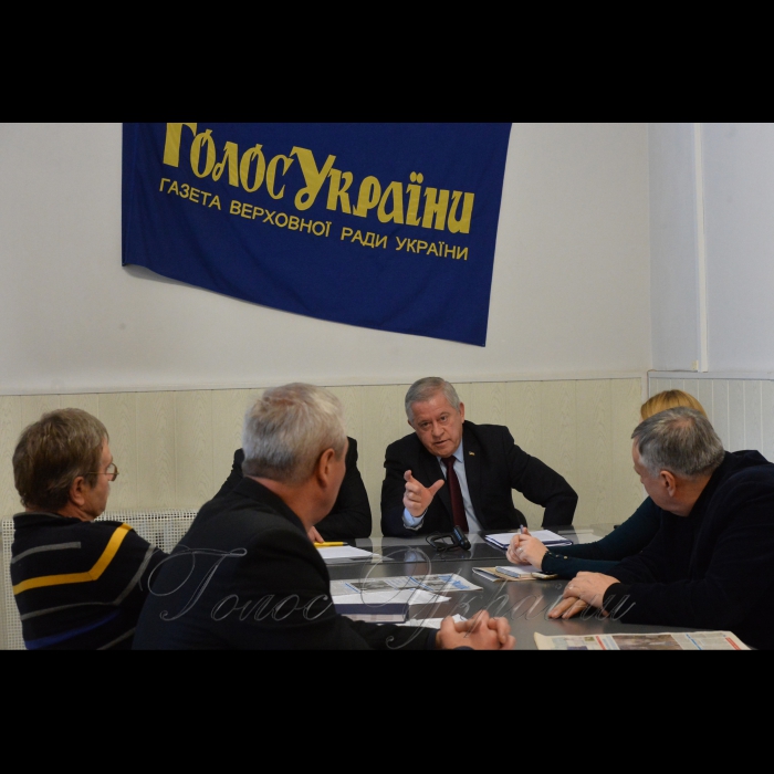 19 січня 2018 голова Партії промисловців і підприємців України Анатолій Кінах у редакції «Голосу України».
